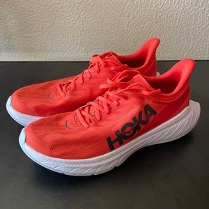 Mens 12.5 Hoka One One Carbon x2 - Red